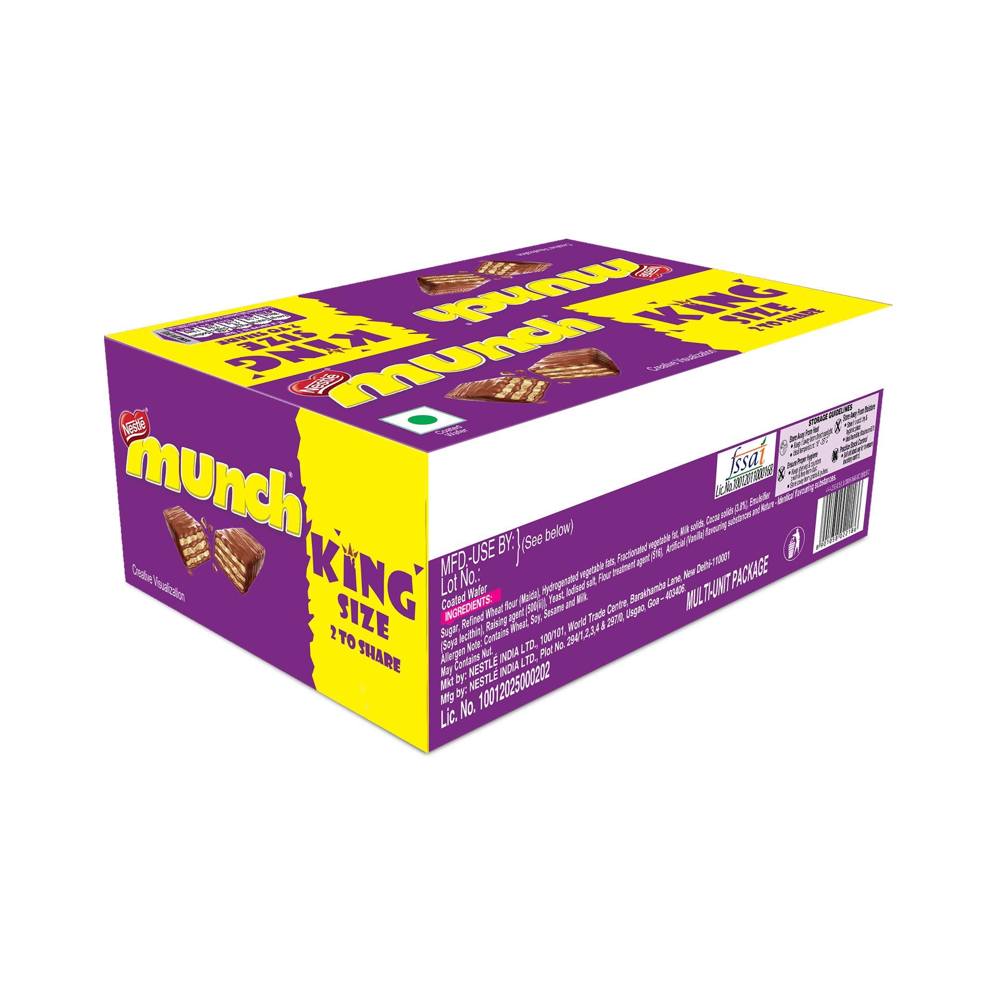 Munch Nestle Munch Maha Choco Taste,(42 units,18g) x 2, 1512g, Box