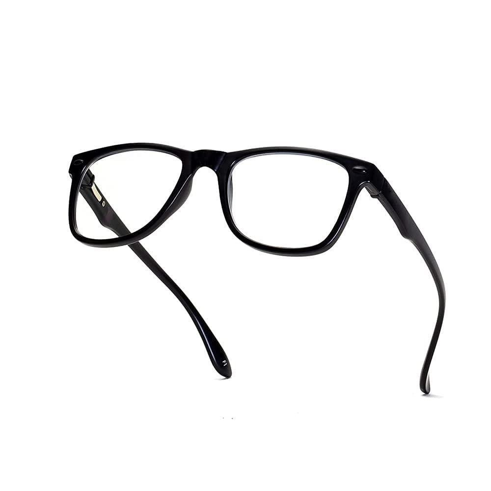 Hakki Dakki Hakki Dakki Eye Protection Blue Cut Computer Glasses Blue Light Blocking Glasses for Men Women with Anti Glare and Blue Ray Filter Eyeglasses Laptop & Digital screen blue cut lenses (zero power) Set1