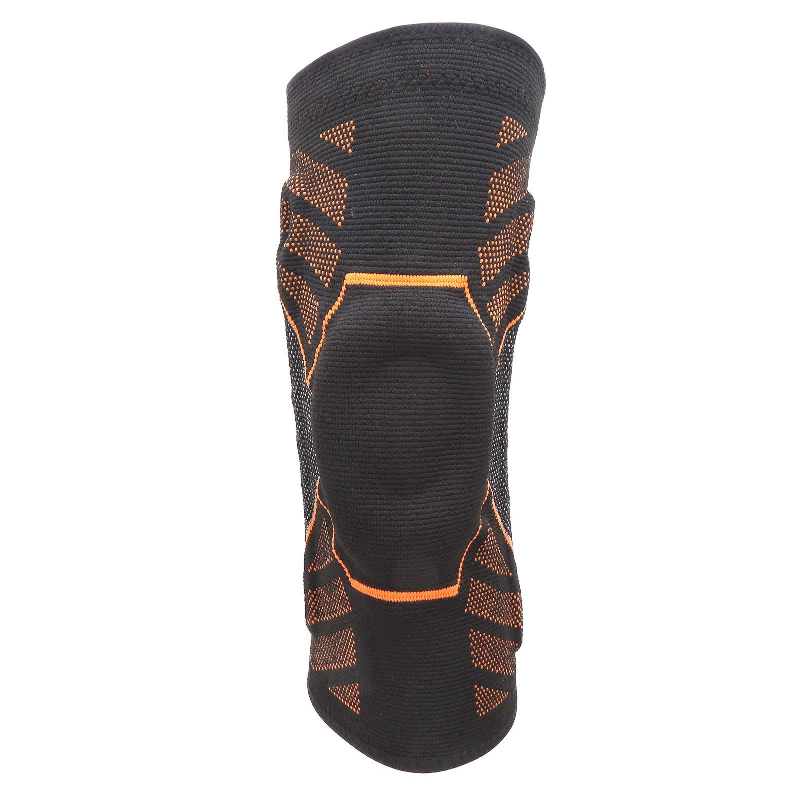 Asixxsix Knee Support, Nylon Knee Compression Sleeve Non-Slip Comfortable for Activities and Sports