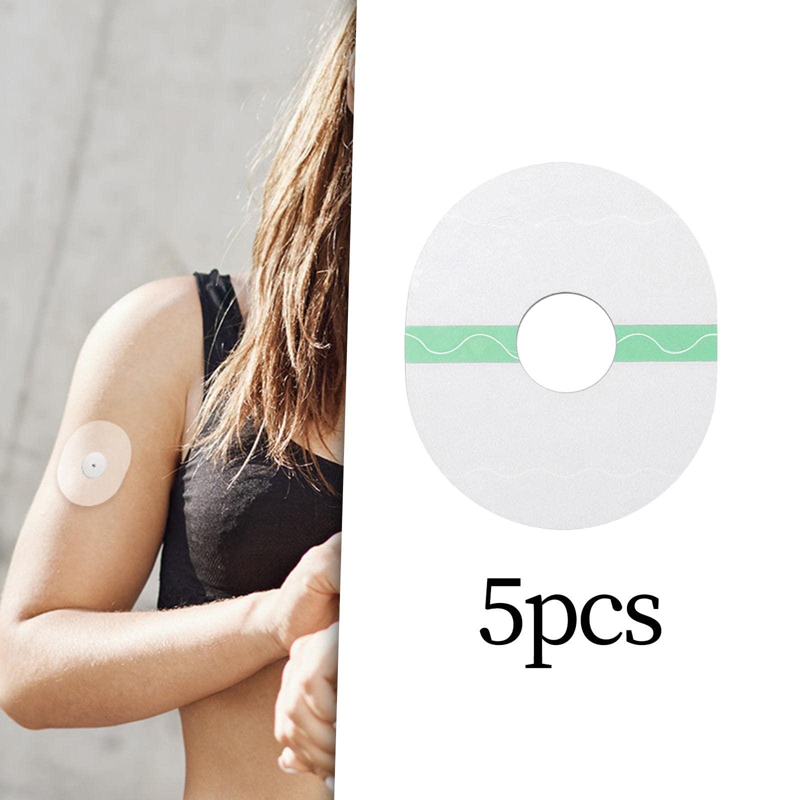 FASHIONMYDAY FASHIONMYDAY Fashion My Day 5 Pieces Adhesive Patches Waterproof Precut Sensor Cover for Running Cycling Oval | Other Diabetic Aids