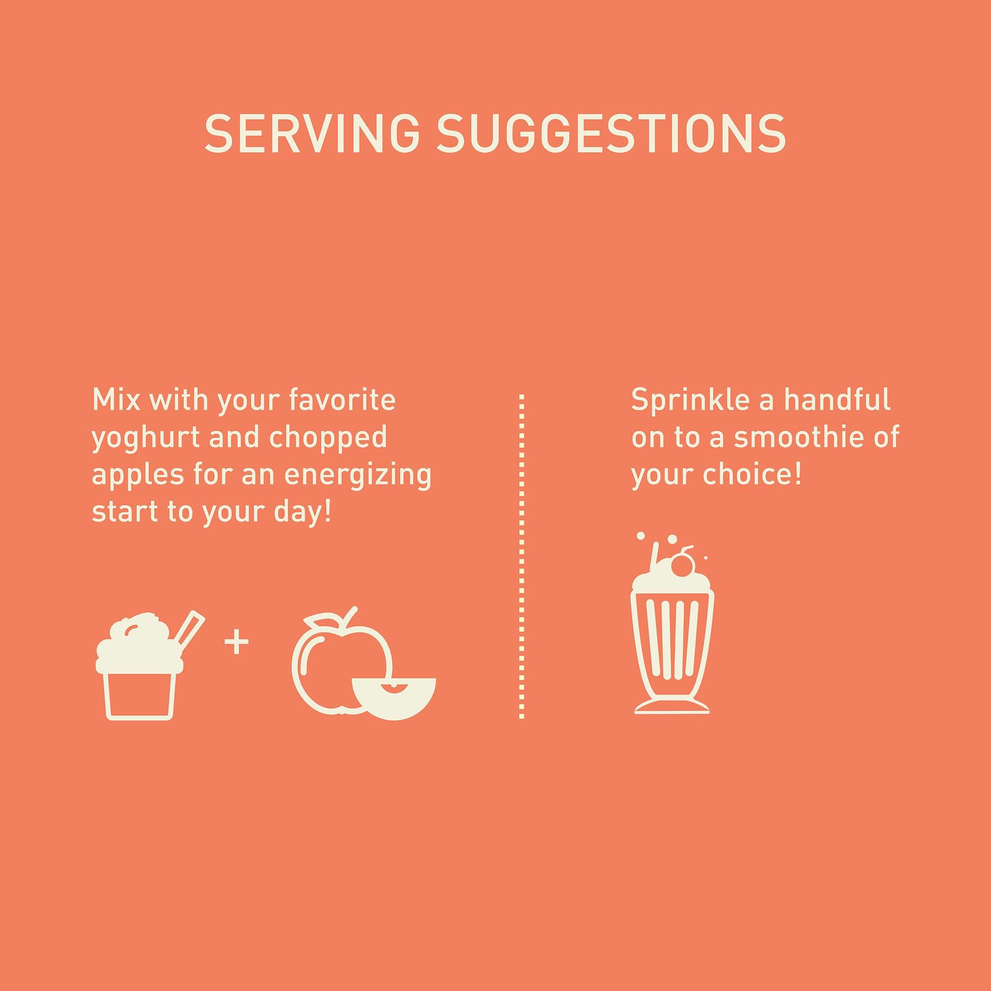 Nourish Organics Nourish Organics Honey Crunch Muesli, 300g Pack | Healthy and Nutritious Breakfast Cereals with Whole Nuts | No Refined Sugar | Clean Label