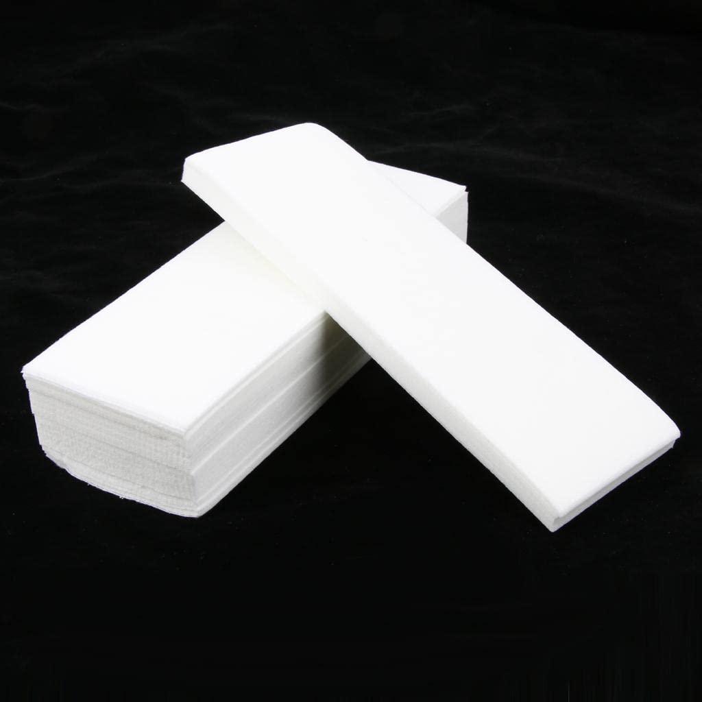 EXPORA EXPORA 100 Pcs Non woven Depilatory Paper Waxing Strips for Legs Hair Removal Wax