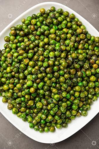 MINI MALL SUPER MARKET MiniMall Super Market Fried Green Salty & Spicy Masala Peas/Vatana/Matar Namkeen (800 Gm)