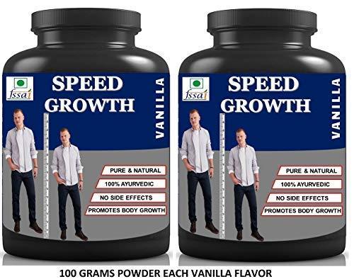 Hindustan Ayurveda Hindustan Ayurveda Speed Growth | Vanilla Flavor 100 gm. Powder (Pack Of 2)