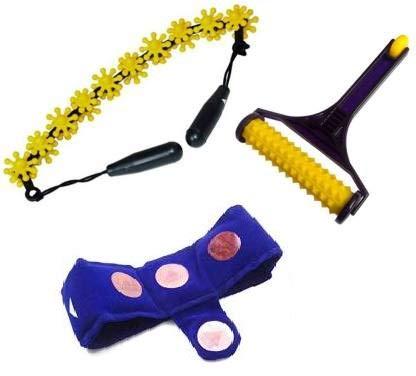 ACUND HEALTH CARE ACUND HEALTH CARE ACS CERVICAL MAGNETIC BELT SELF MASSAGER & ACU ROLLER COMBO MULTI COLOUR