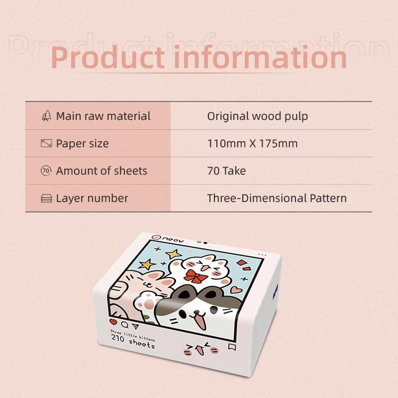 DC DECORIO- A UNIQUE PRODUCT RANGE DC DECORIO Tissue Paper (3 Ply, 210 Pulls) | Pack of 10 | 100% Skin-safe Sleek Tissue for Car, Bathroom, Bedroom, Office Random Color