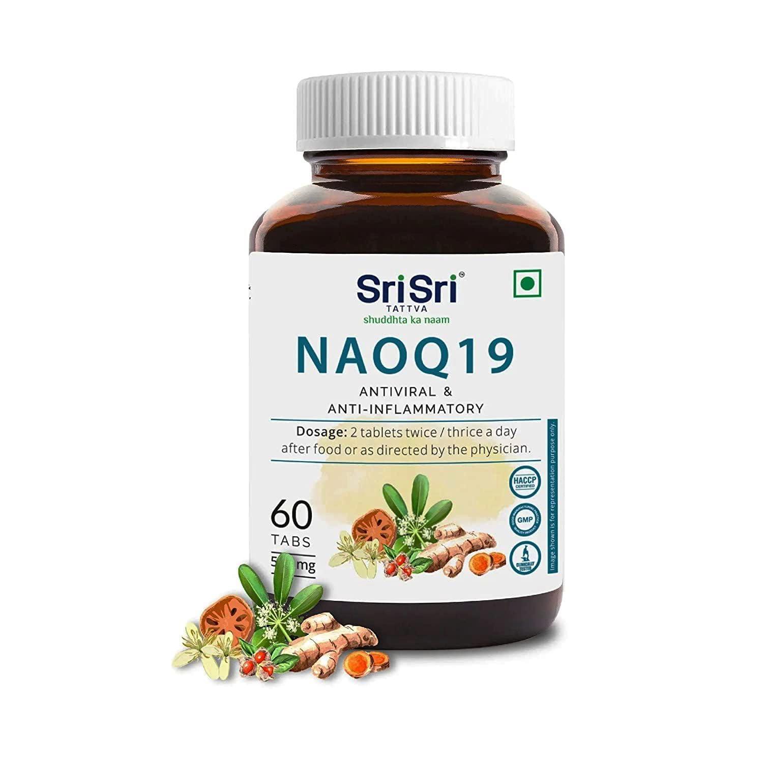 Sri Sri Ayurveda Tattva Sri Sri TATTVA NAOQ19 Immunity Build Up & Protection 60 Tablet (Pack 1)