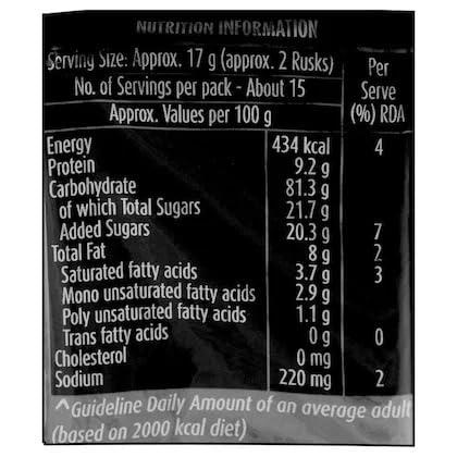 Generic Britannia Toastea Premium Bake Rusk 400g Pack