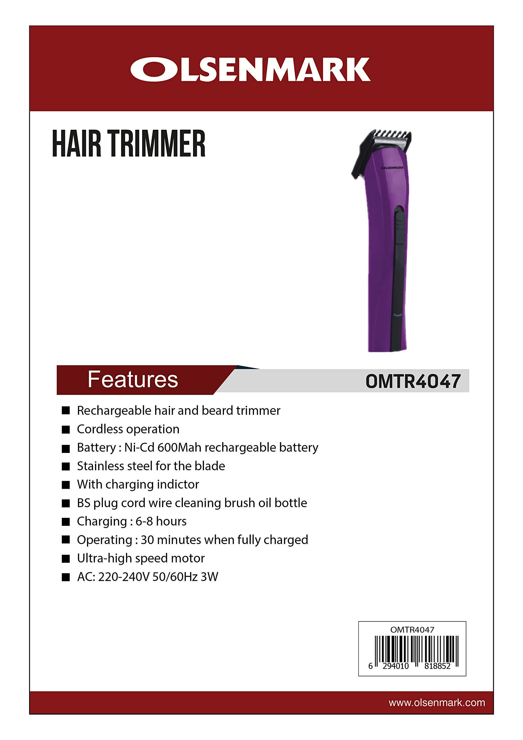 Olsenmark Olsenmark Hair Trimmer 1X60