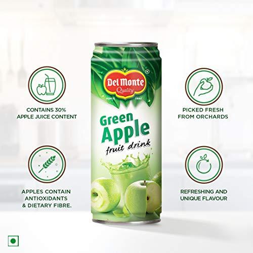 Del Monte Del Monte Green Apple Fruit Drink Gift Pack, Pack of 6, 240ml
