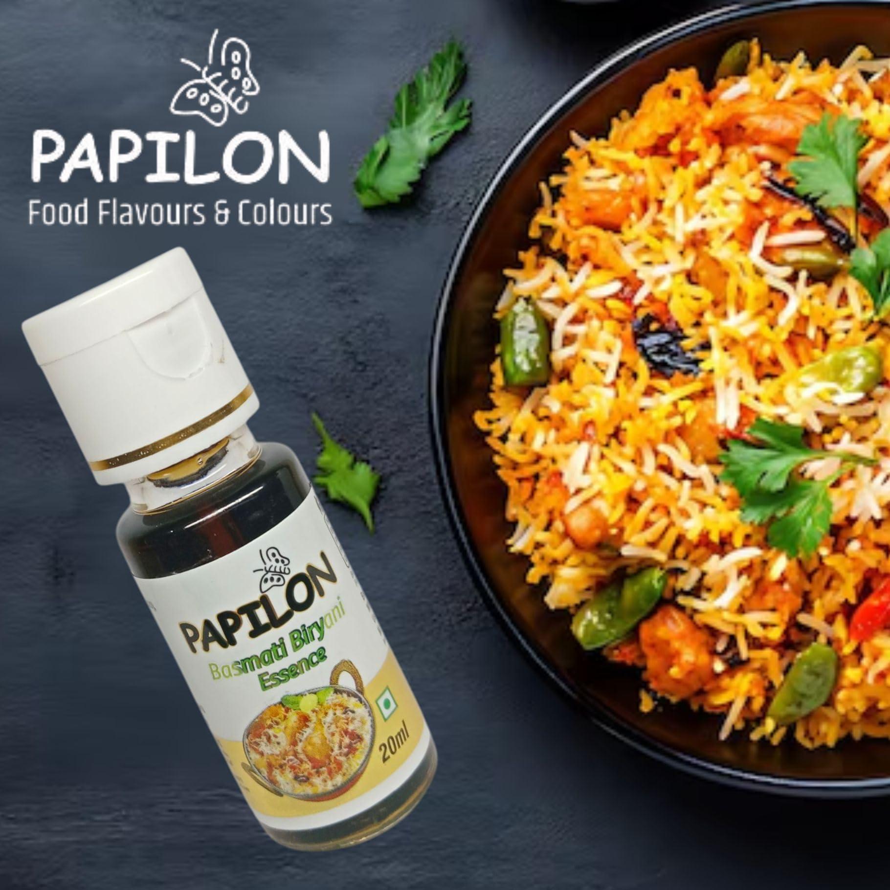 PAPILON Papilon Basmati Biryani Masala Essence (20 ml x 6 Bottles) For Used in Veg and Non Veg Biryani