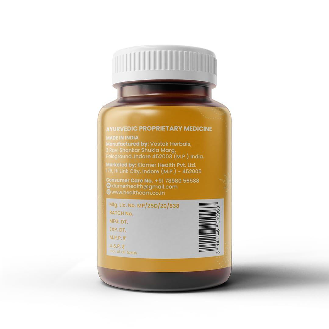 Healthcom Healthcom Herbal Ayurvedic MIG-RELIEF 60 Tablets Pack | Migraine & Headache Relieve Supplement Men & Women | Reduces Migraine, Non-Drowsy | For Optimal brain health | Helps in Reduces Frequency