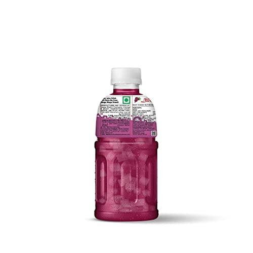 Mogu Mogu Mogu Mogu Grape Juice with 25% NATA De Coco | Energy Booster Drink | Full of Fruit Fibres | No Added Preservatives and Colours - (Pack of 9, 300ml Each)