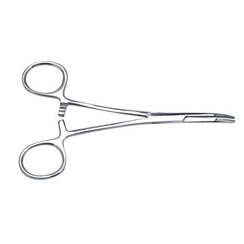 cigemay Remove Ear Hair, Dog Trimmer Accessories, Tweezers, Ear Clips, Curved Nose Cleaning Pliers, Grooming Scissors(Big)