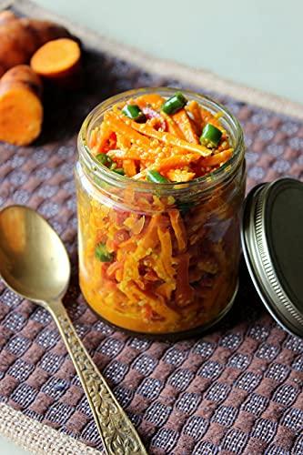 365 STORE TO DOOR 365 STORE TO DOOR Turmeric Pickle, 500g |Haldi Ka Achar | Homemade, Low Sugar, No Preservatives, No Oil | 100% Pure & Hygiene | Immunity Booster | Ready to Eat