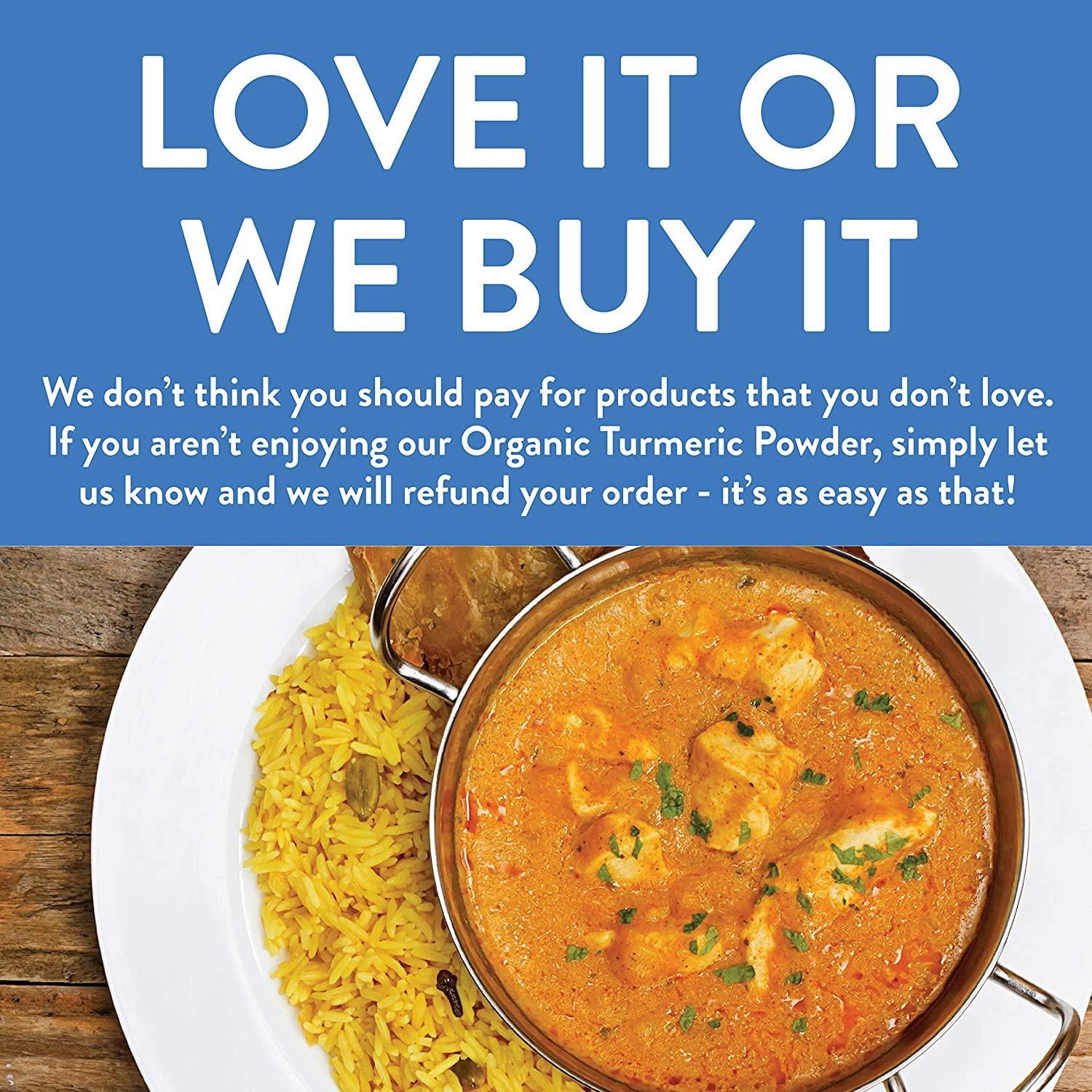 Malowal Malowal? Turmeric Powder Organic Pure Hand Pounded Haldi Powder Gluten Free Indian Spice High Curcumin Content - 450g (Pack of 1))