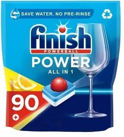 Finish Finish All in 1 Dishwasher Tablets Lemon 90 Pack
