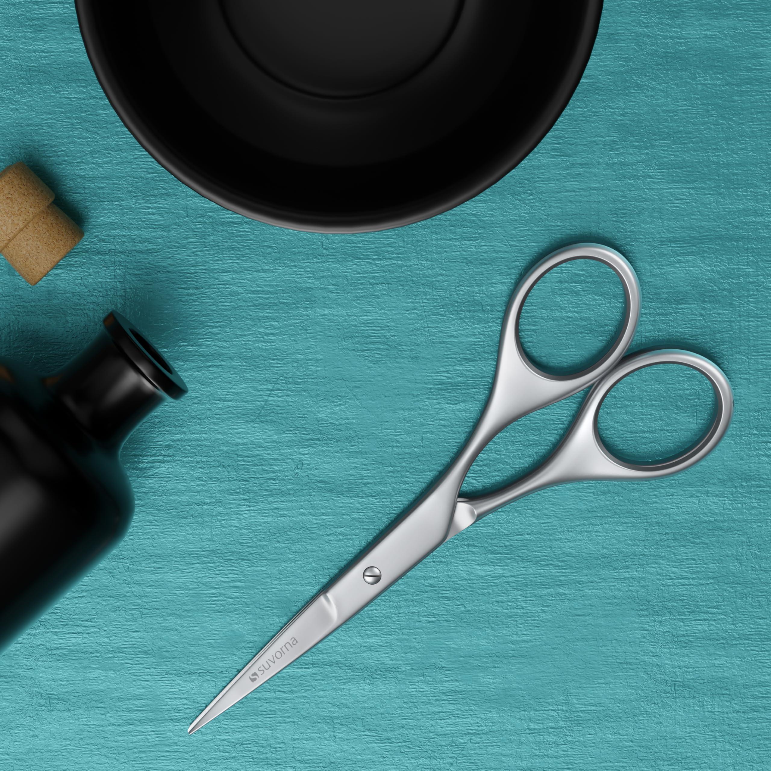 Suvorna Suvorna Ador Mustache & Beard Trimming Men\'s Grooming Scissors