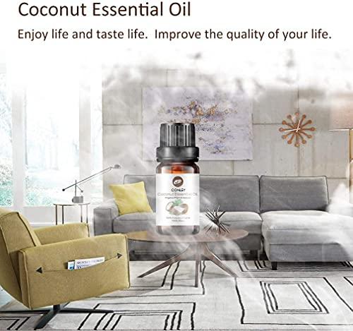 CONLEY CONLEY Coconut Essential Oil, 100% Pure Diffuser Oil Coconut Oil for Diffuser, Massage, Skin Care, Yoga, Sleep - 15ML