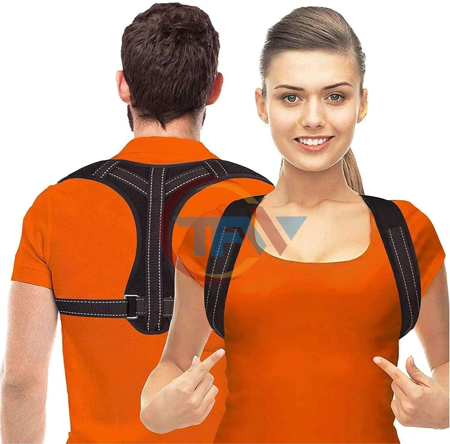 OK Goods Back Posture Corrector for Women & Men - Discreet Comfortable Clavicle Support Back Brace - Neck Back and Shoulder Pain Relief Figure 8 Clavicle Brace for Posture Correction and Alignment (Universal)
