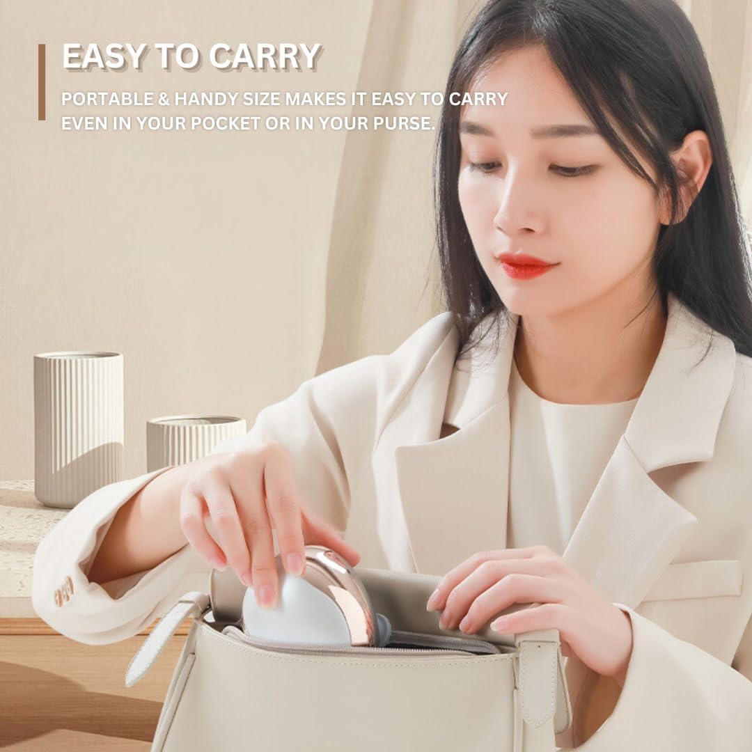 Clefairy Clefairy Handheld Head Massager Electric Scalp Massager for Self-Care or Headaches Cordless & Compact Shampoo Brush Lightweight & Ergonomic Comb for Shower Waterproof