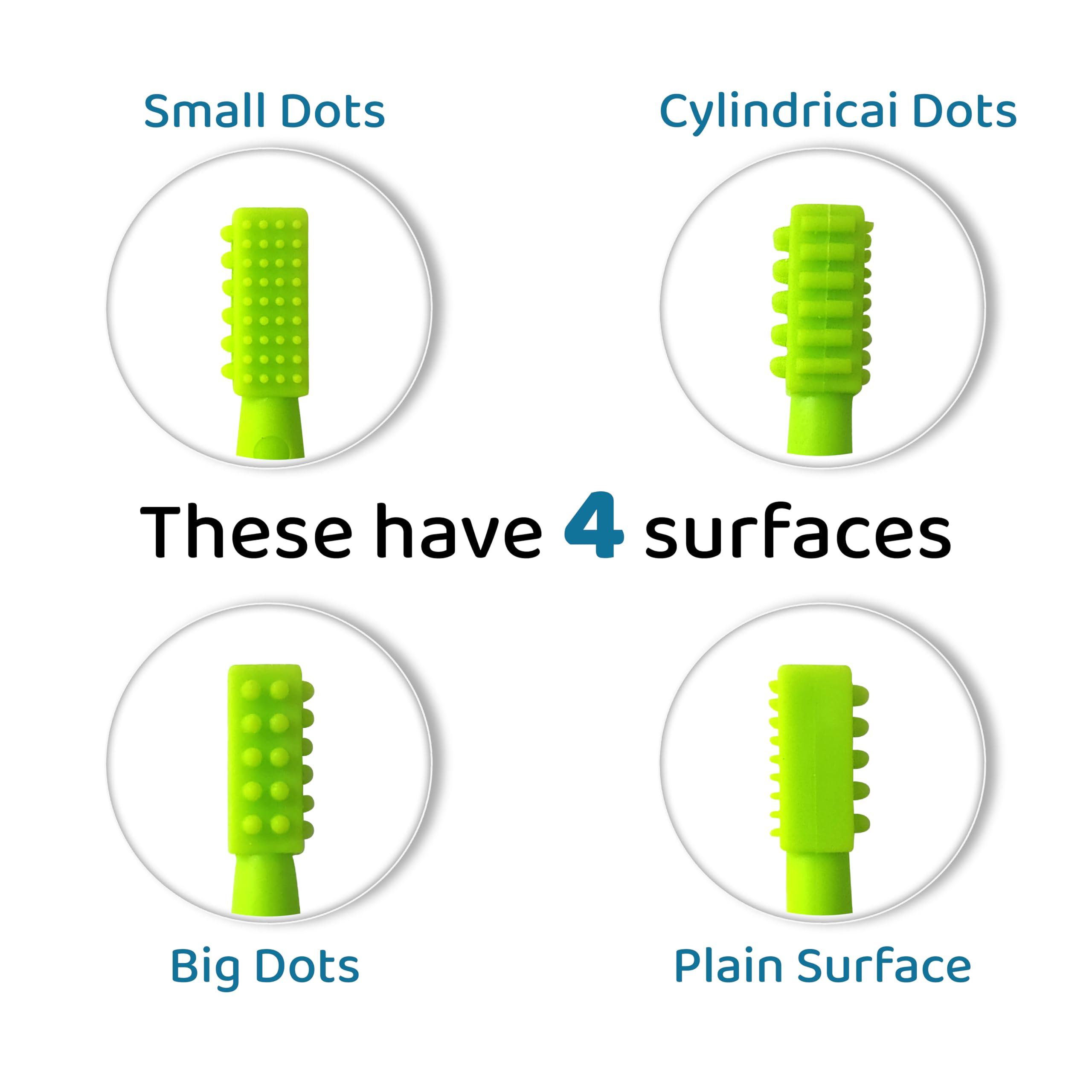 SPEECHGEARS SPEECHGEARS Tip Used For Tactile, Speech And Feeding Therapy An Attachment Of V-Pen(Green) Pack of 1