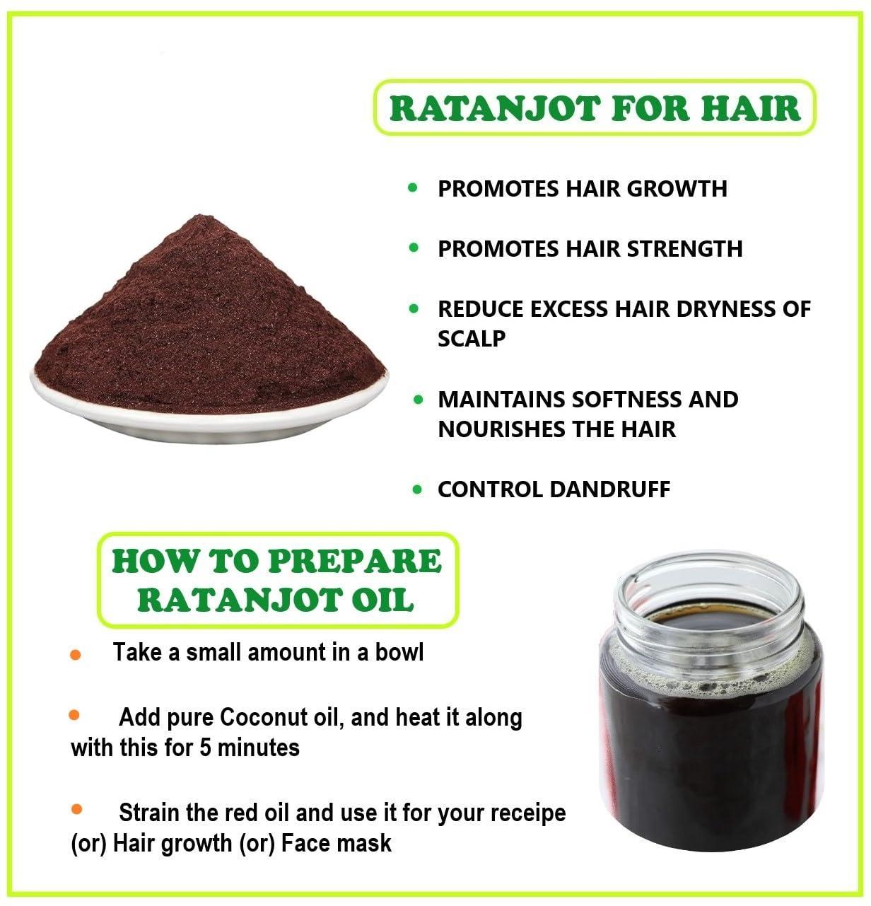 3V PRODUCTS 3V PRODUCTS Ratanjot Powder 75g | Alkanet Root | Vembalam Pattai | Laljadi | Alkanna Tinctoria (Pack of 1)