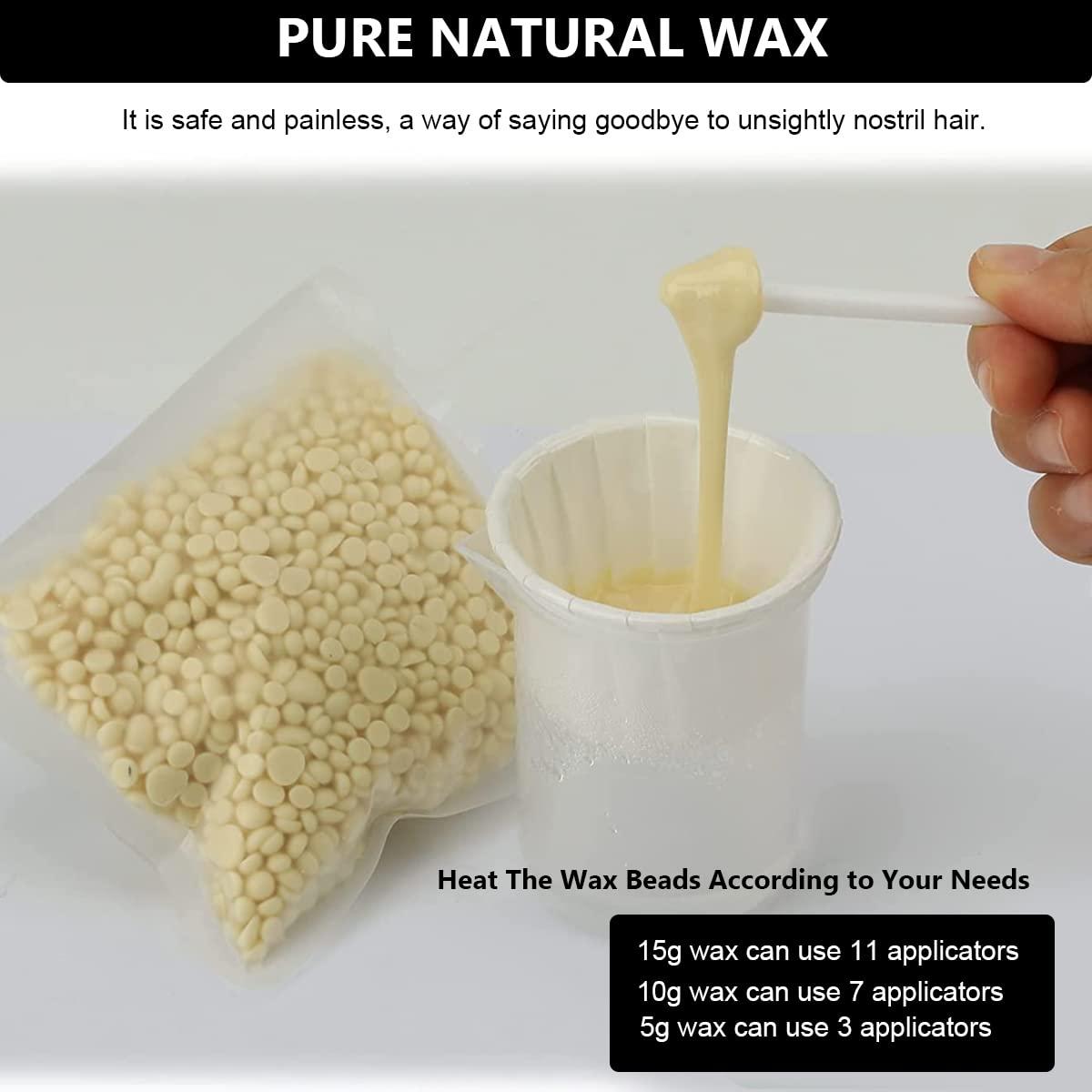 HANNEA HANNEA Nose Wax Kit, Men & Women\'s Nose Hair Waxing Kit with 100g Wax Beads for Quick & Easy Removal