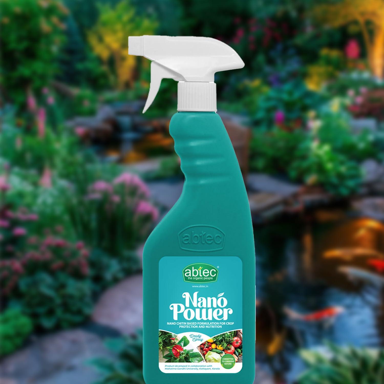 abtec, the organic people abtec, the organic people Nano Power Ready to Spray With Nano Chitin Based Formulation for Crop Protection and Nutrition - 500 ml