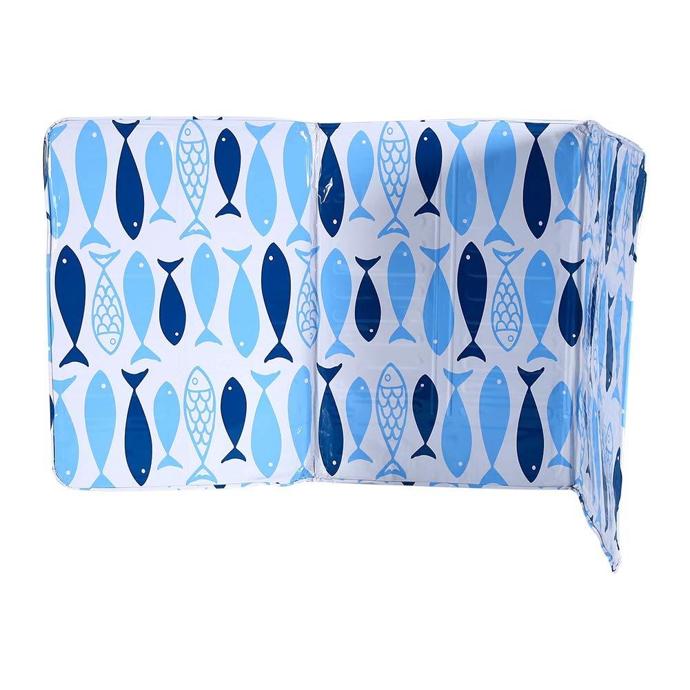 Roberee Anti Splatter Shield Guard, Roberee Kitchen Oil Separator Aluminum Foil Plate Stove Oil Baffle Anti Oil Guard Grease Screens-1ps Easy to Clean & Light