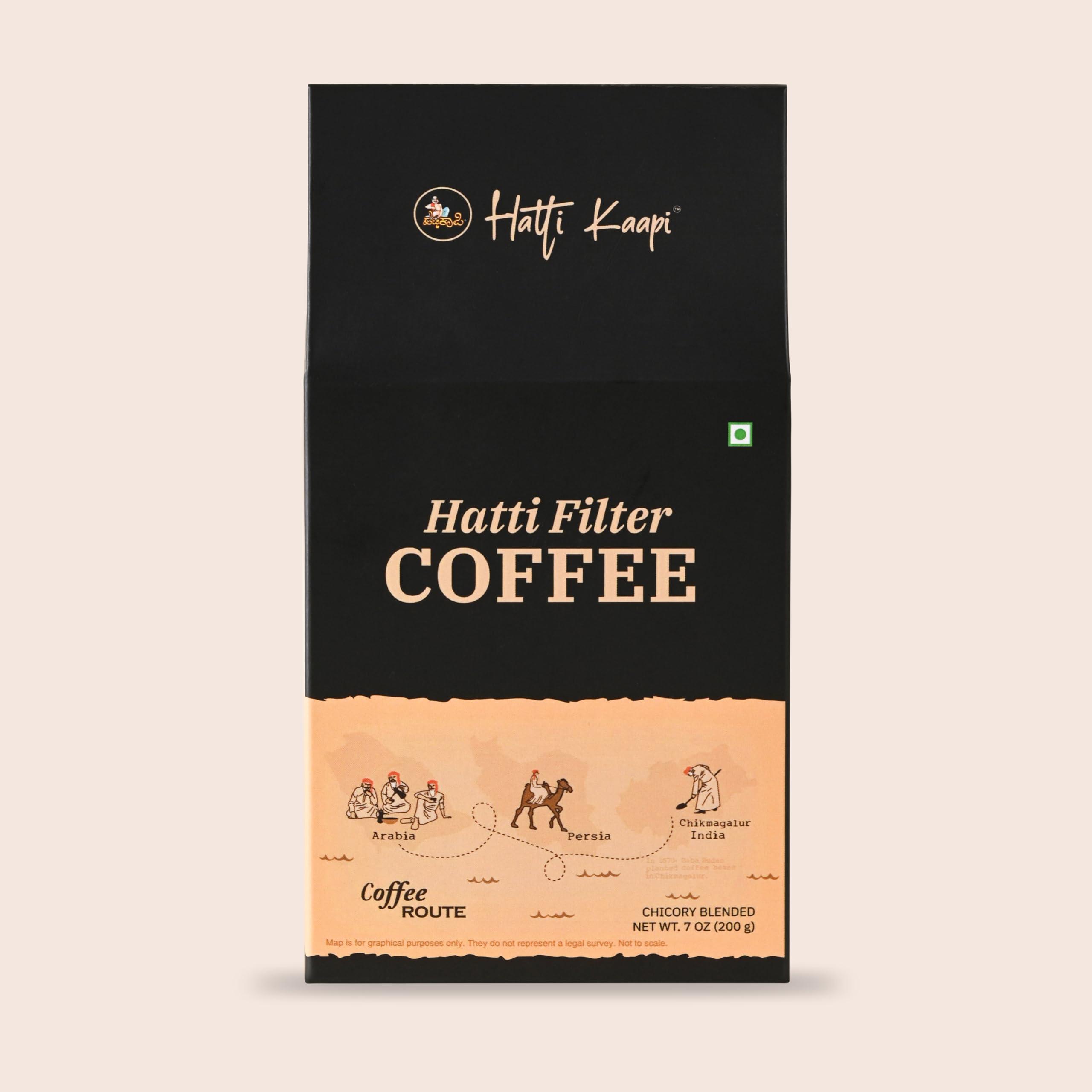 Hatti Kaapi Hatti Kaapi Chicory Blended Coffee Powder, 200 Grams