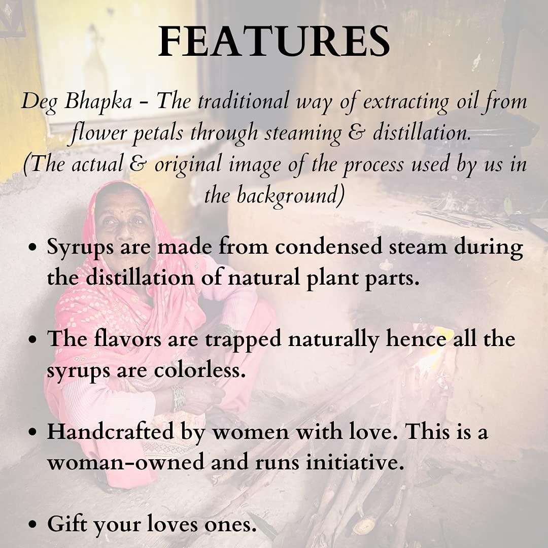 Sugandhim Sugandhim Sandal (Chandan) Syrup Sharbat, 750ml, 100% Natural Flavoured, instant cool, Colourless, refreshing summer quencher liquid,faluda Mixer,Mocktail Cocktail milkshake smoothies,ready to Drink Juice,gluten free