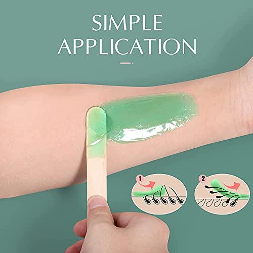 XAMILE XAMILE Wax Beads for Hair Removal, Hard Wax Beans For Painless Hair Removal, Canadian Bikini Facial Eyebrow Waxing At Home Waxing Beads Refill for Women (Multicolor)