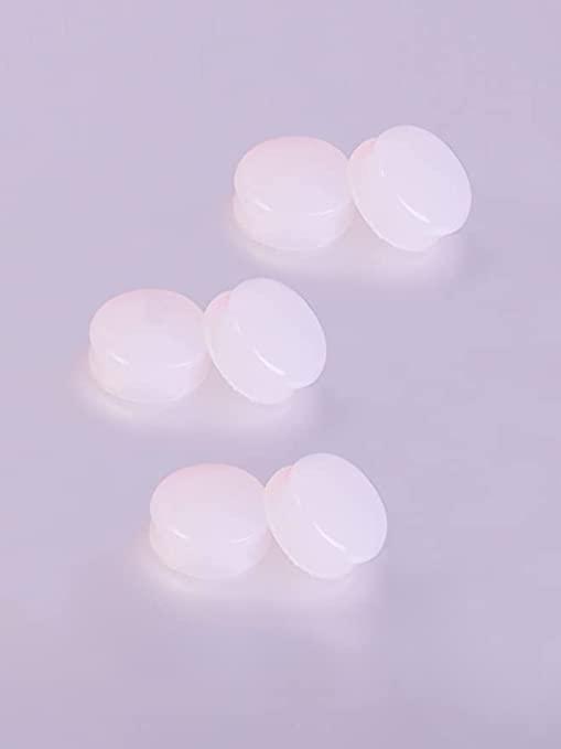 Generic James BioEars 3 Pair Soft Silicone Ear Plugs for sleep study Loud noise Meditation Sound Reducing swim water proof Ear Plugs Carry Case with Active Aloe (White)