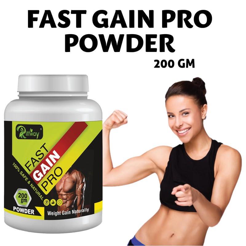 Inlazer Fast Gain| Weight Gain Powder For Fast Weight & Muscle Gain, Weight Lifters Supplement | Weight Gainer For Mass Muscle Protein Formula|Weight Gain Powder For Men & Women| 400gm