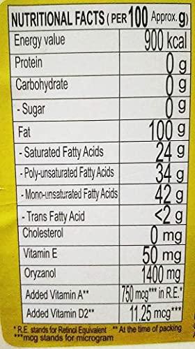 MGHY RCM Rice Bran Health Guard Physically Refined Oil, 5 litres with 14000 PPM Oryzanol