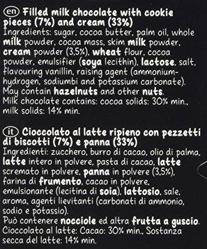 Lindt Lindt Cookies and Cream Milk Chocolate Bar Pouch, 100 g