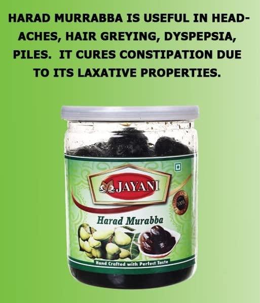 JAYANI jayani Homemade Harad Murabba 400 gm - Authentic Indian Recipe for Your Taste Buds