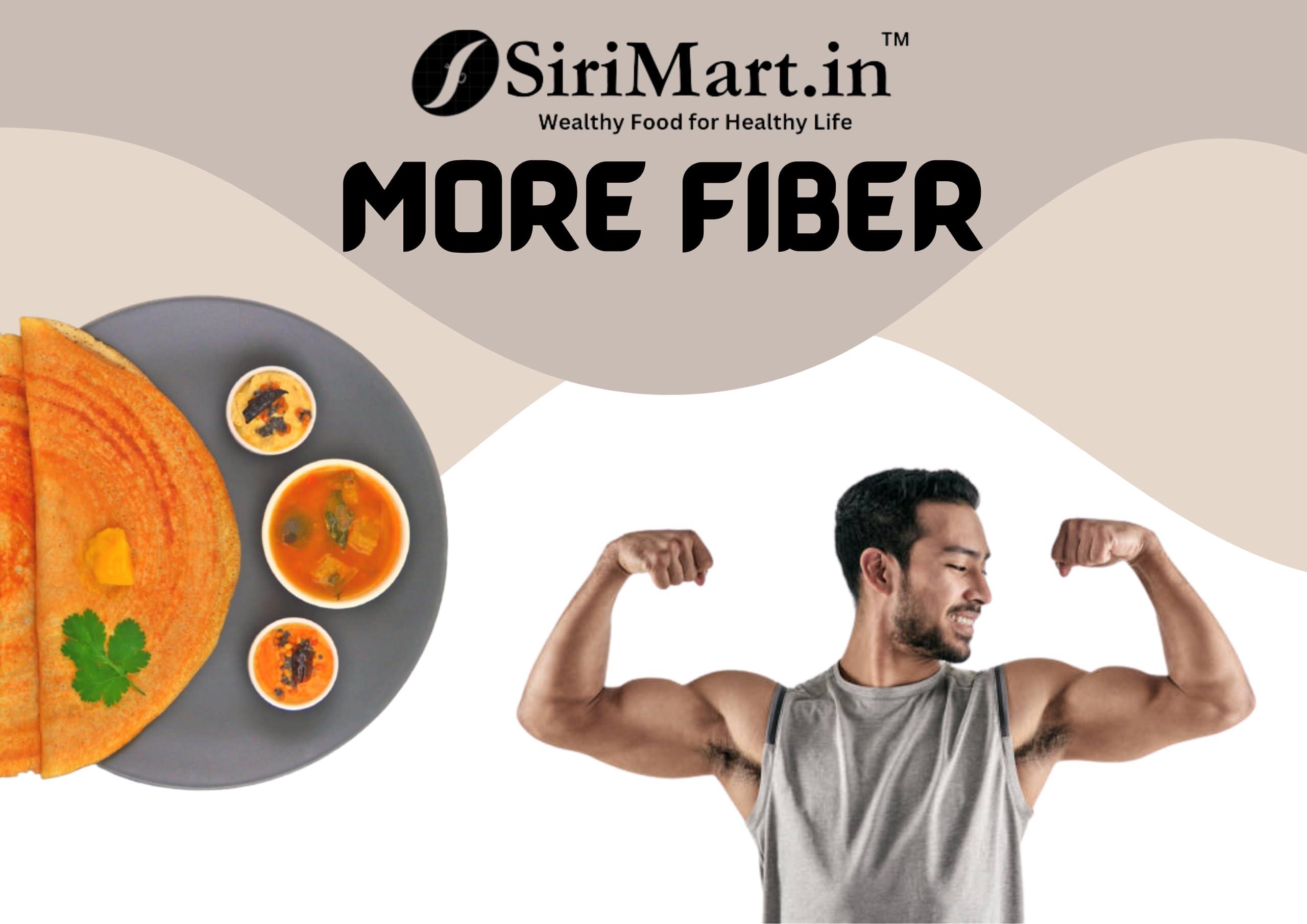 SiriMart SiriMart 500g Unpolished Combo Pack of 5, Proso, Foxtail, Kodo, Barnyard, and Little Millet [2.5kg Total], Natural Farm Produce, High Fibre Millets