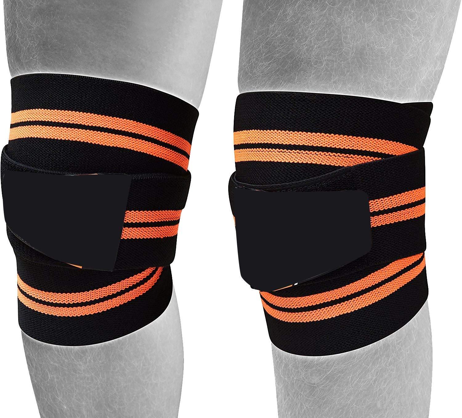 Xpeed XPEED Line Knee Cap Wrap Support for Knee Men Weight Lifting Knee Support Wrap for Squats Knee Brace Sleeve Adjustable Wrap Gym Wrap Workout Home Fitness & Sports Training