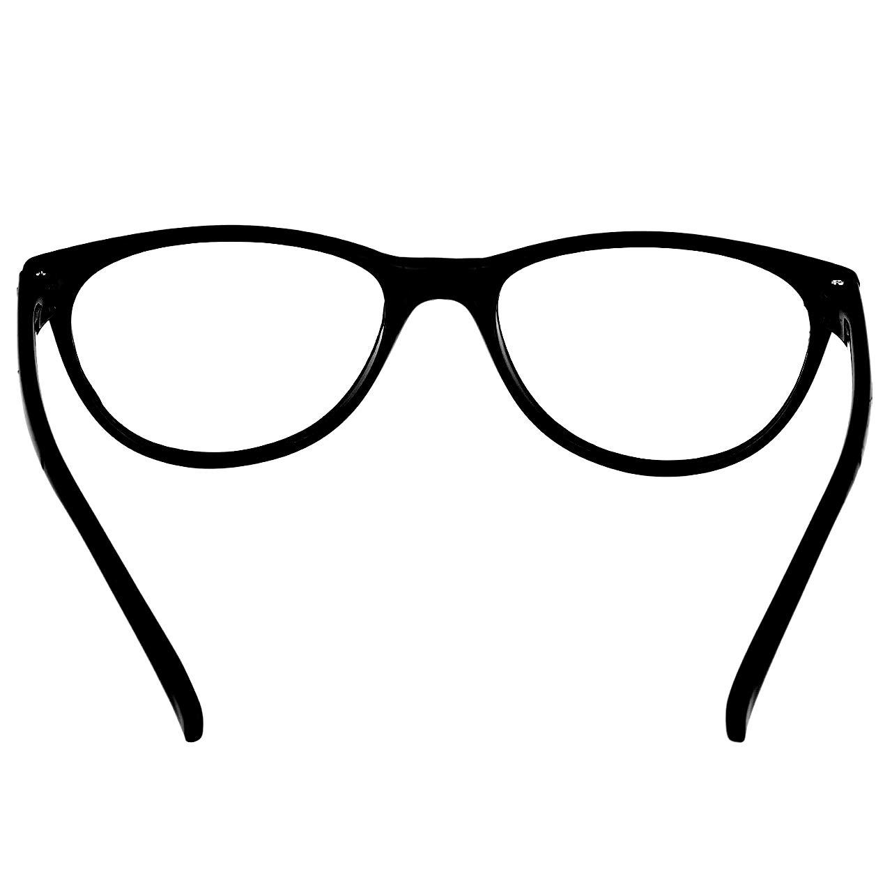 Generic Cat Eyes Trivex Eyeglass With Blue Cut Lenses Computer Protection Glasses Lenses Computer Complete Digital Protection(Anti Glare, Anti Reflection, Uv Protection, Protection Of Harmful Blue Rays)