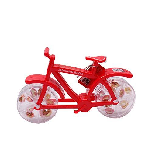 NOTTACIA NOTTACIA Tianfeng Sharing Bicycle Funny Snack Food Toy Candy For Children Jelly Bean Candy Sweets Toys Bike 55Gm (1 Bike), Strawberry