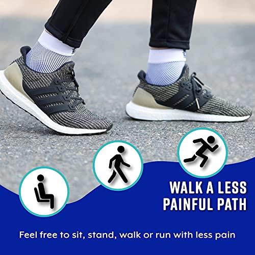 Bitly Bitly Bitly Plantar Fasciitis Compression sleeves - Better than Night Splint Socks, Shoe, Insoles, Inserts & Orthotics for Foot, Ankle Pain Relief for men, women, nurses, maternity, pregnancy, running & heel spur
