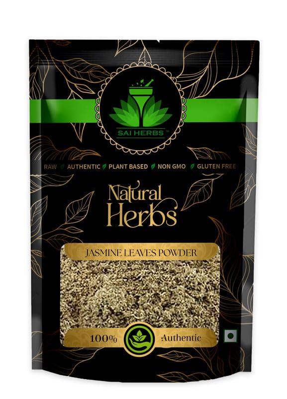 SAI HERBS SAI HERBS Jasmine Leaves Powder - Chameli Phool Leaves Powder - Jasminum Grandiflorum Leaves Powder - Pure & Natural (1 KG)