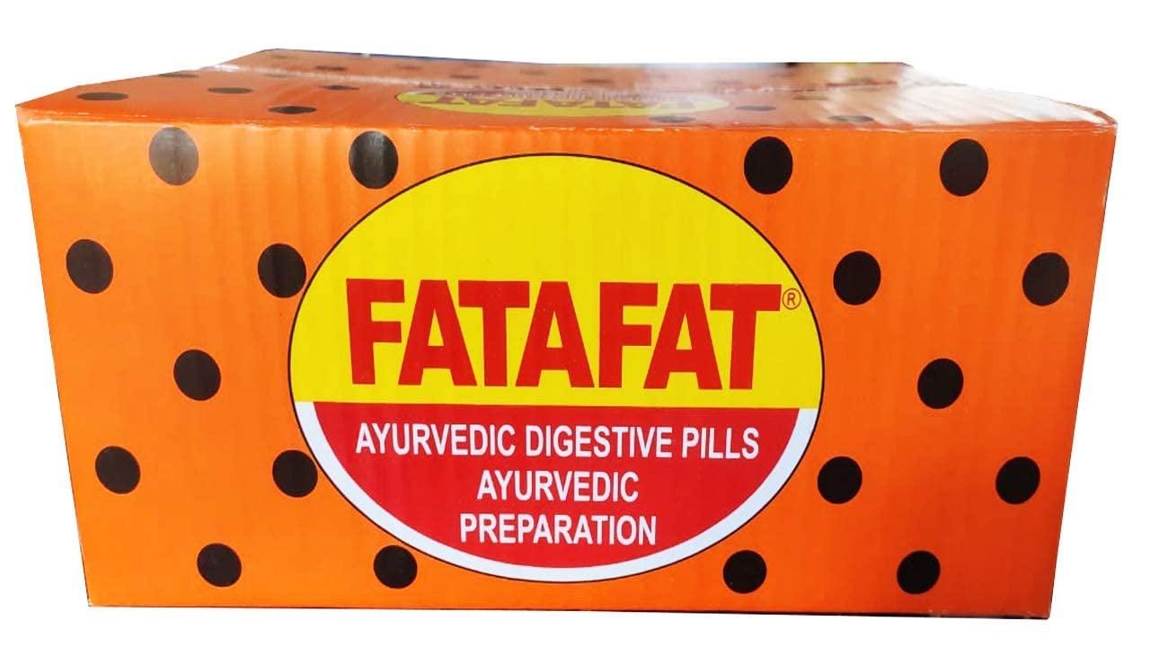 FATAFAT Pamuls Fatafat, Original Hyderabadi Fatafat Goli, Ayurvedic Digestive Pills (75Pouches X 12Gram) 5 Rs 75 Pouch