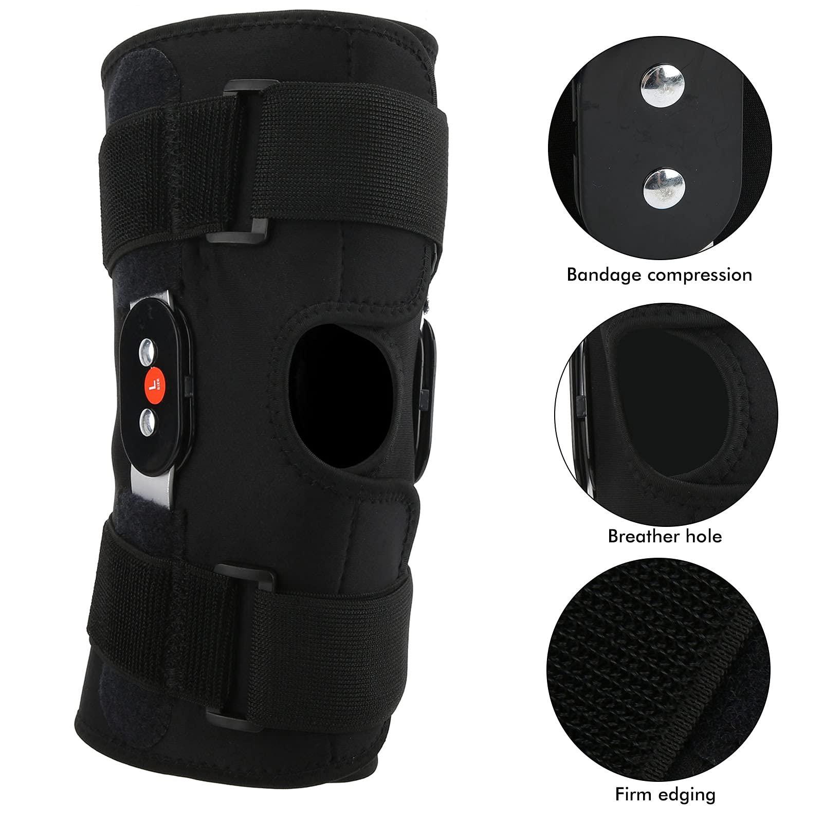Mavis Lave Knee Brace Support, Adjustable Knee Support Knee Pads Comfortable Stable for Daily Use and Exercise(L)