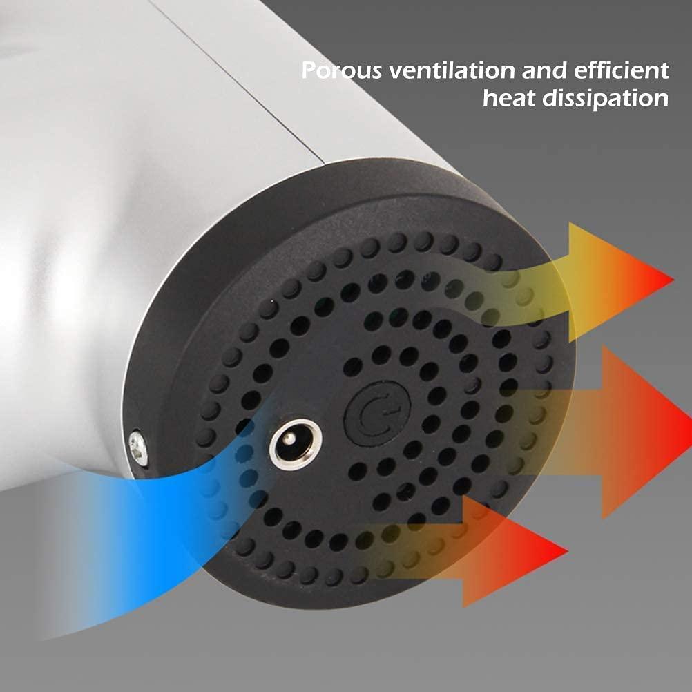 MileStore MileStore Cordless Battery Powered Massage Gun | Deep Tissue Percussion Body Massage Machine for Pain Relief | 6 Specialized Heads | Massager Machine for Full Body (Cordless, Black) (White)