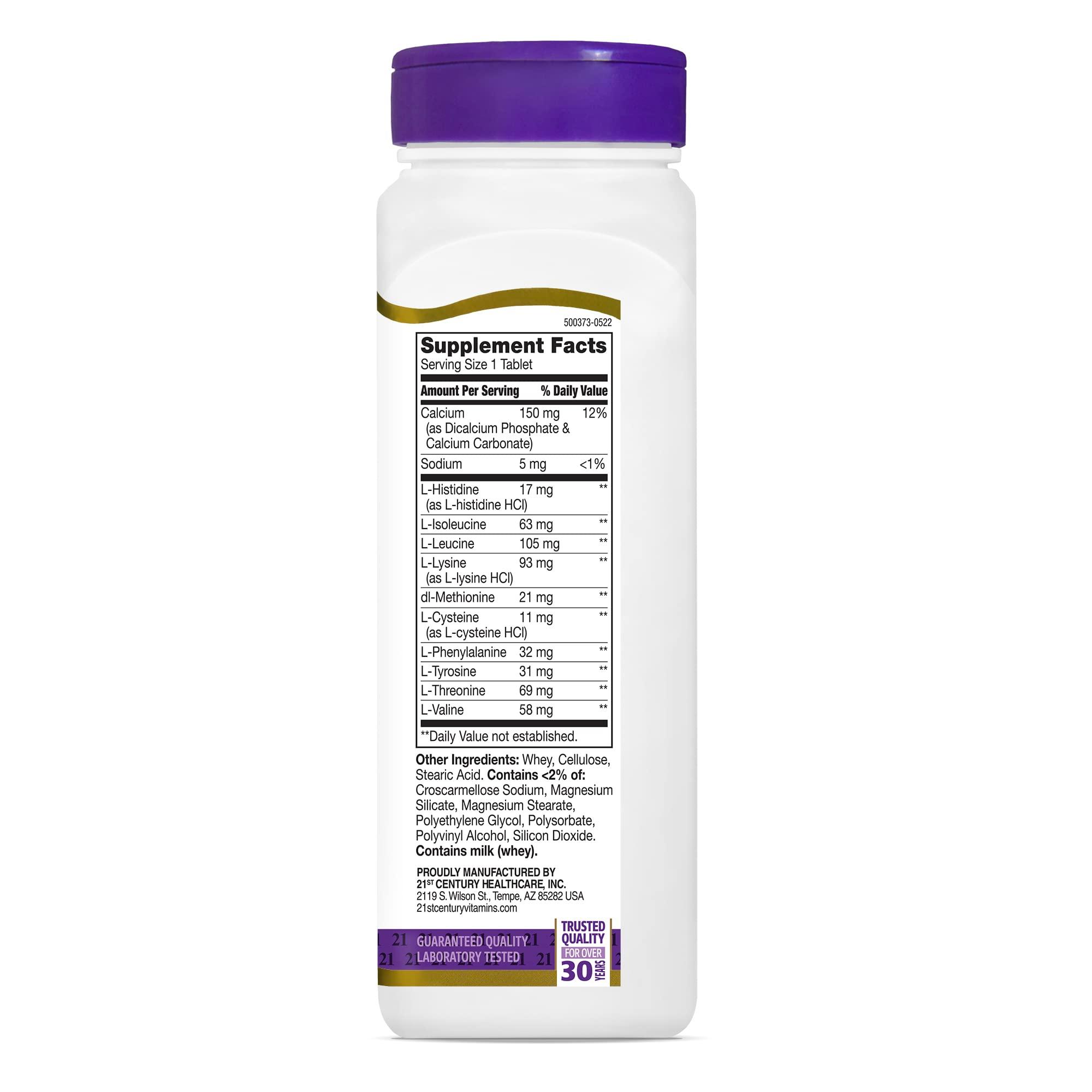 21ST CENTURY 21st Century Daily Amino Acid Tablets, 120 Count