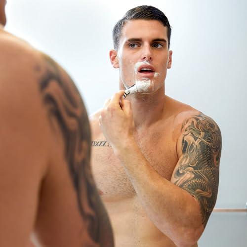 BIC BIC Flex 5 Disposable Razors for Men, Sensitive Skin Razor For a Smooth and Close Shave, Portable Razors with 5 Blades, 4-Pack Disposable Razor Set