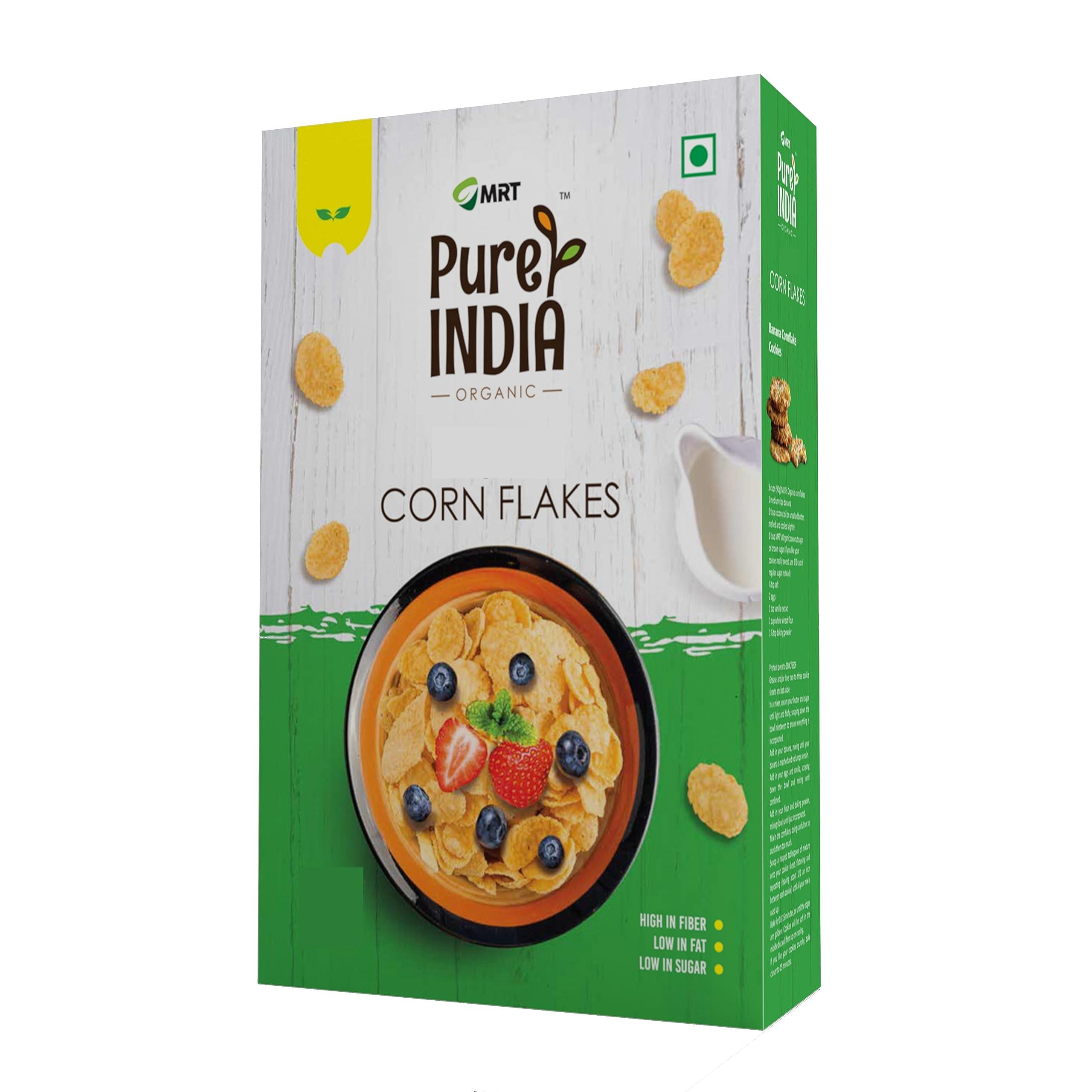 MRT ORGANIC Pure India - Corn Flakes 500 GM